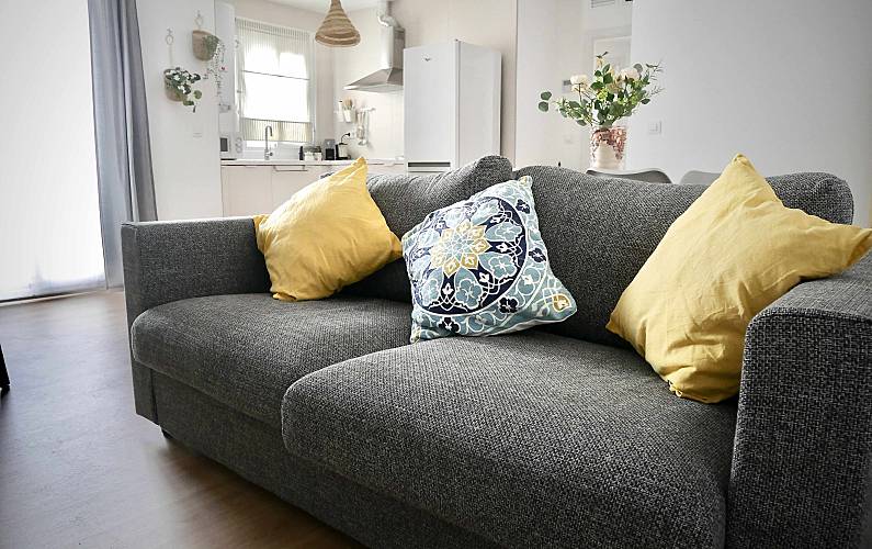  Wohnzimmer Cádiz Sanlúcar de Barrameda Ferienwohnung - Wohnzimmer