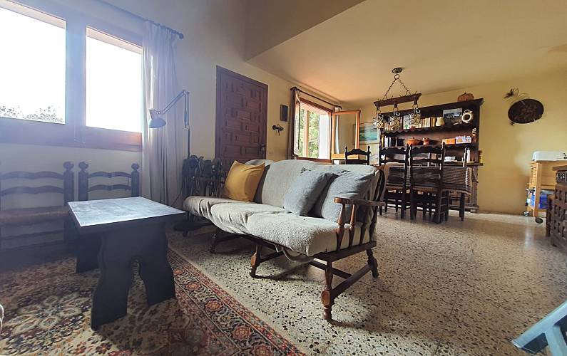 Haus Esszimmer Girona Camprodon Ferienhaus auf dem land - Esszimmer