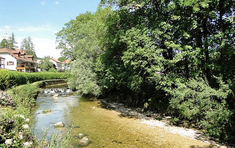 Gîte Jardin Jura Foncine-le-Haut Appartement - Jardin