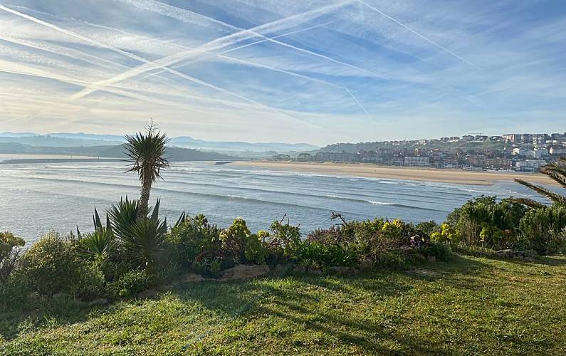 Wohnung Garten Cantabria Suances Ferienwohnung - Garten