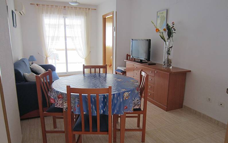Wohnung Wohnzimmer Castellón Oropesa del Mar/Orpesa Ferienwohnung - Wohnzimmer