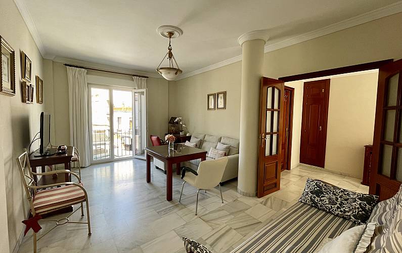 Wohnung Wohnzimmer Córdoba La Rambla Ferienwohnung - Wohnzimmer
