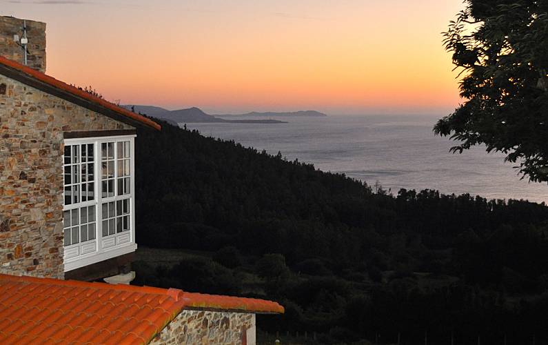 Haus Außenansicht des Hauses A Coruña Cedeira Ferienhaus - Außenansicht des Hauses
