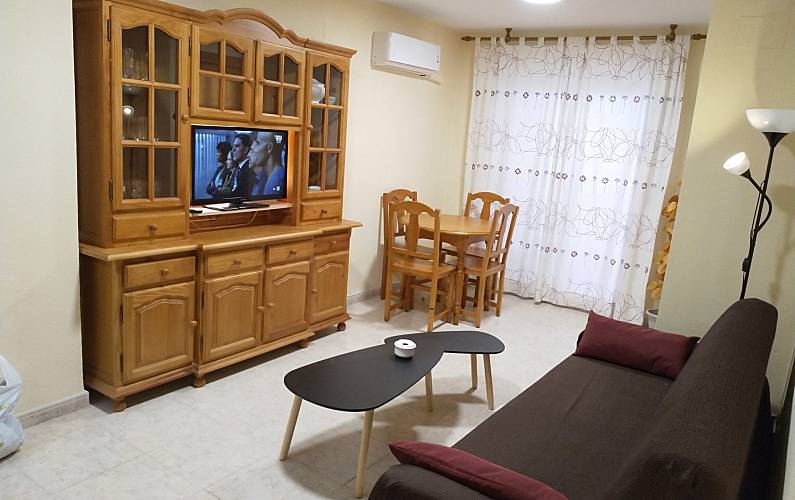 Wohnung Wohnzimmer Castellón Oropesa del Mar/Orpesa Ferienwohnung - Wohnzimmer