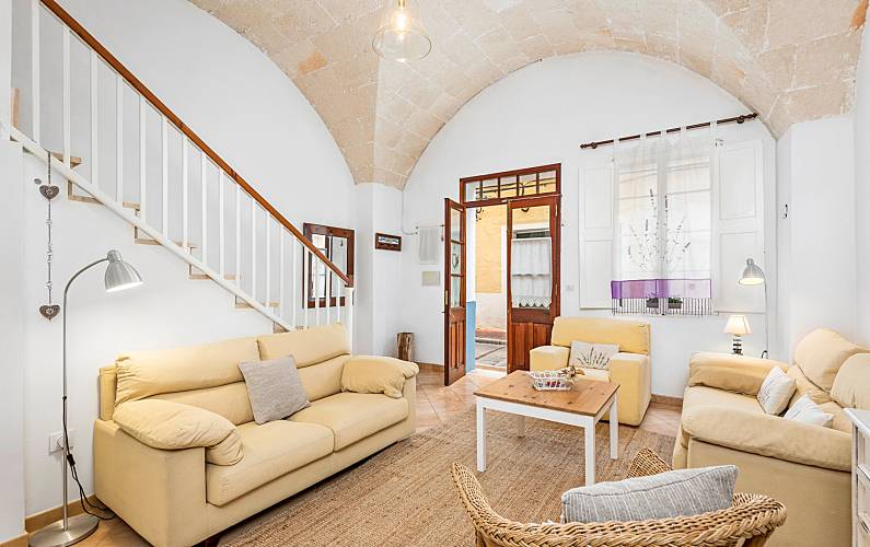 Haus Wohnzimmer Menorca Ciutadella de Menorca Ferienhaus - Wohnzimmer