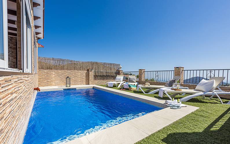 Haus Málaga Cómpeta Ferienhaus auf dem land - 