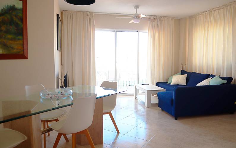 Wohnung Wohnzimmer Alicante El Campello Ferienwohnung - Wohnzimmer