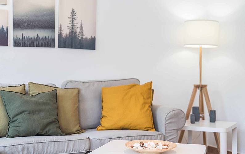  Wohnzimmer Gran Canaria Agaete Ferienwohnung - Wohnzimmer