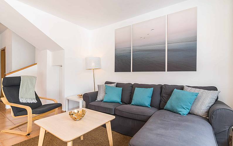  Wohnzimmer Gran Canaria Agaete Ferienwohnung - Wohnzimmer