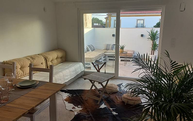 Haus Wohnzimmer Santarém Cartaxo Ferienhaus auf dem land - Wohnzimmer