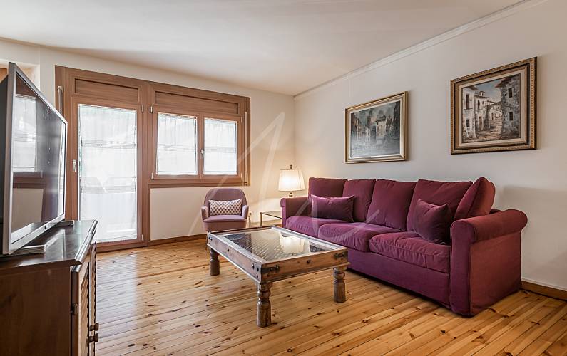 Wohnung Wohnzimmer Lleida Vielha e Mijaran Ferienwohnung - Wohnzimmer