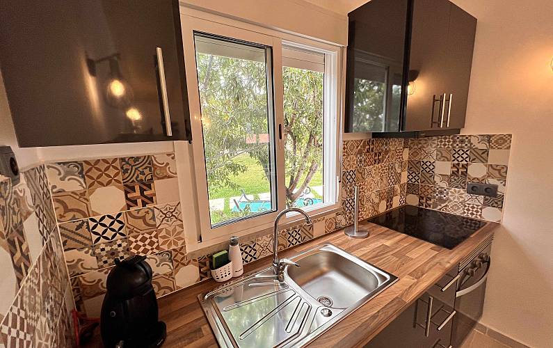 Casa Küche Algarve-Faro Lagoa Ferienwohnung - Küche
