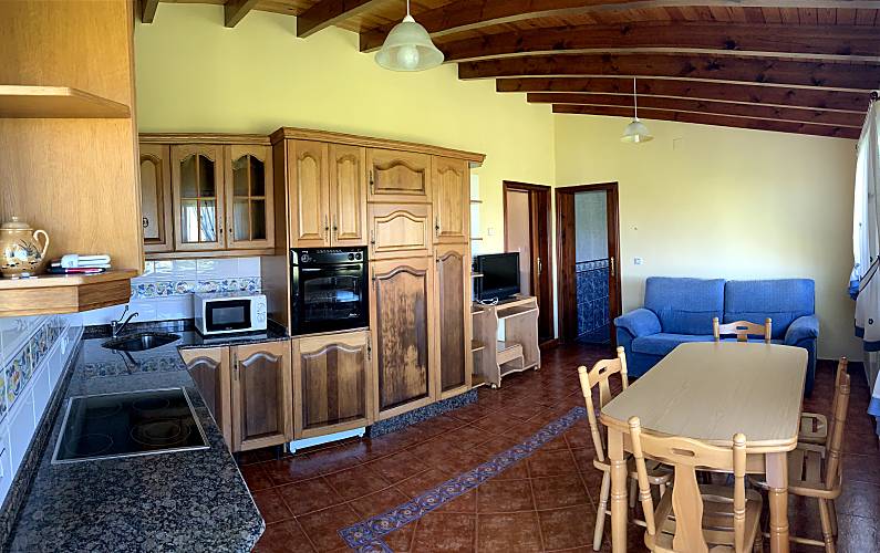 Wohnung Küche Asturien Cudillero Ferienwohnung - Küche