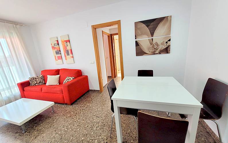 Wohnung Wohnzimmer Valencia Gandia Ferienwohnung - Wohnzimmer