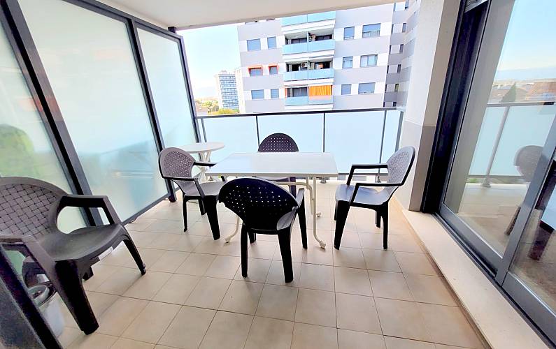 Wohnung Terrasse Valencia Gandia Ferienwohnung - Terrasse