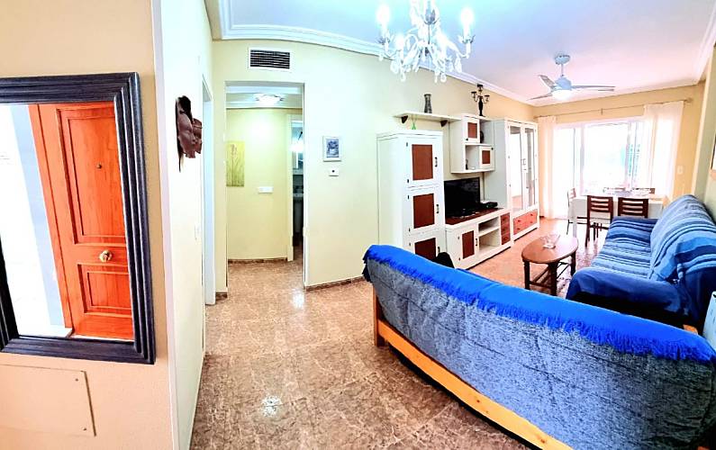 Wohnung Wohnzimmer Almería Vera Ferienwohnung - Wohnzimmer