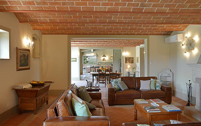 Podere Living-room Pisa Montecatini Val di Cecina villa - Living-room