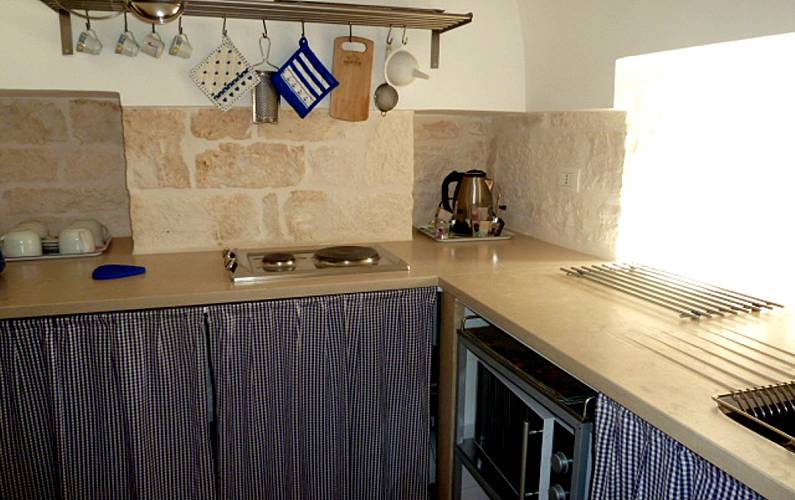 Haus Küche Brindisi Cisternino Ferienhaus auf dem land - Küche