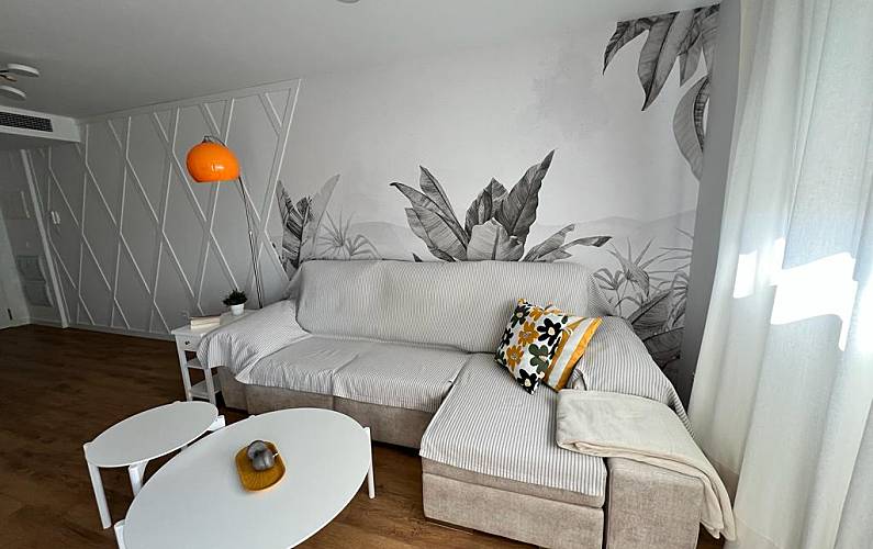 Wohnung Wohnzimmer Cádiz Puerto Real Ferienwohnung - Wohnzimmer