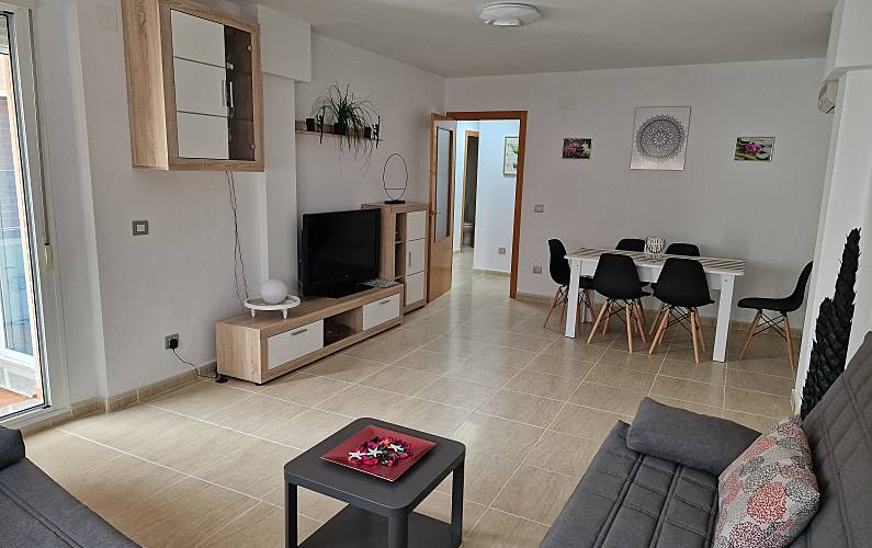 Wohnung Wohnzimmer Castellón Torreblanca Ferienwohnung - Wohnzimmer
