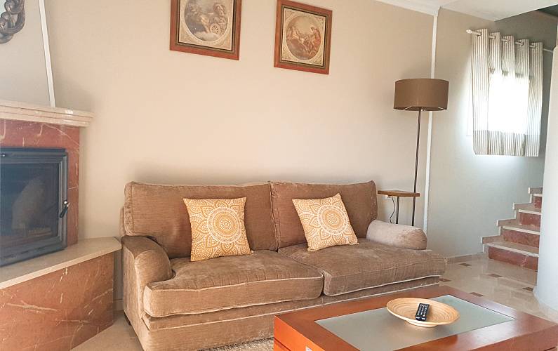 Wohnung Wohnzimmer Pontevedra O Grove Ferienwohnung - Wohnzimmer
