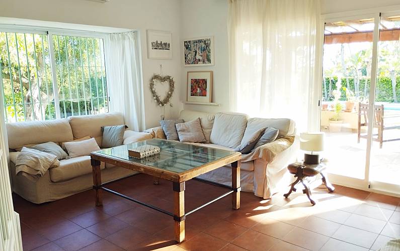 Villa Wohnzimmer Cádiz Sanlúcar de Barrameda villa - Wohnzimmer
