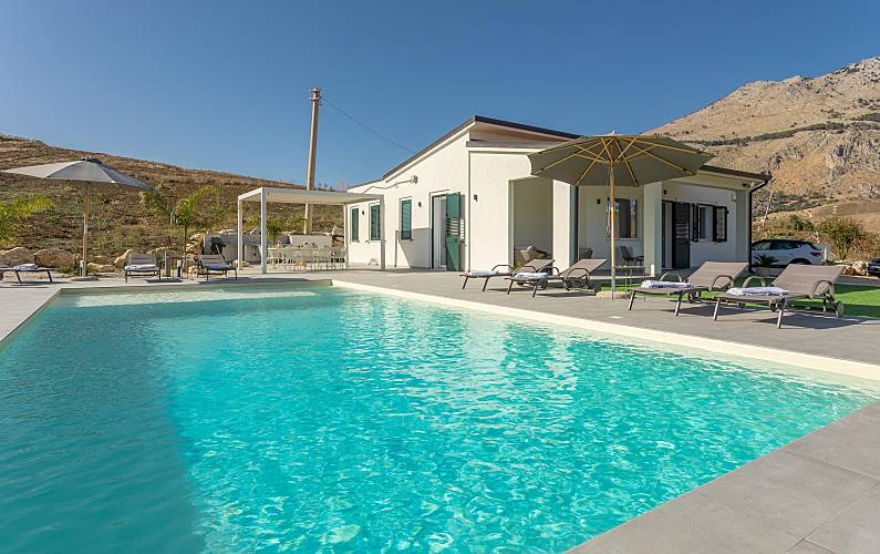 Villa Trapani Castellammare del Golfo Ferienhaus - 