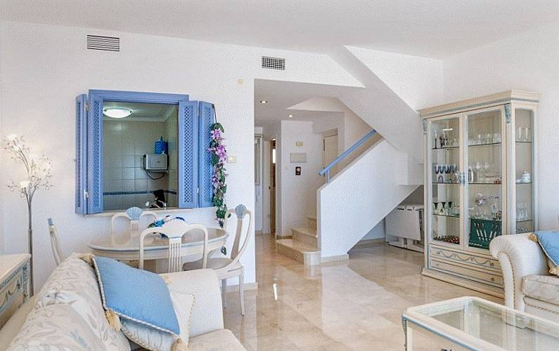 Wohnung Wohnzimmer Málaga Casares Ferienwohnung - Wohnzimmer