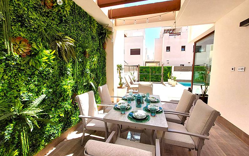 Haus Garten Alicante Rojales Ferienhaus - Garten