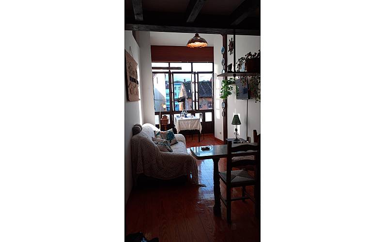 Wohnung Wohnzimmer Asturien Llanes Ferienwohnung - Wohnzimmer