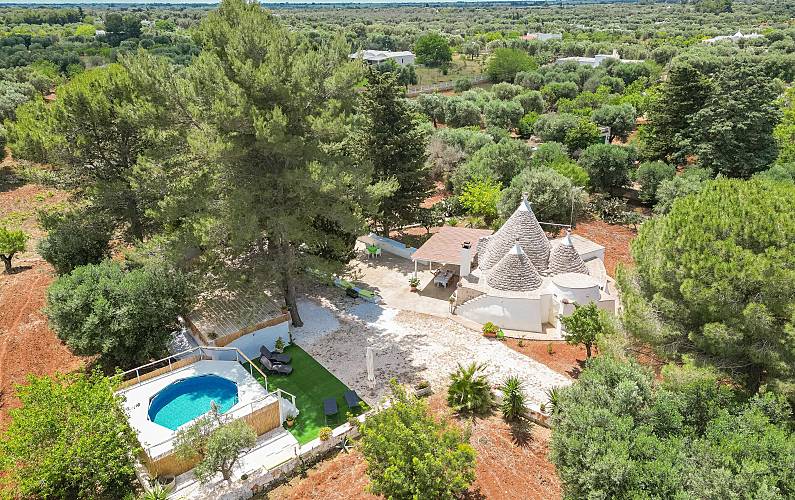 Villetta Brindisi Ostuni Ferienhaus auf dem land - 