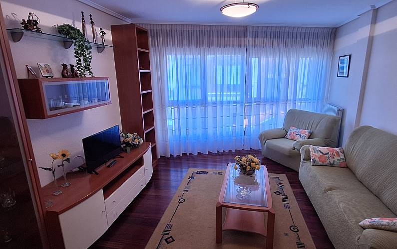 Wohnung Wohnzimmer Cantabria Noja Ferienwohnung - Wohnzimmer