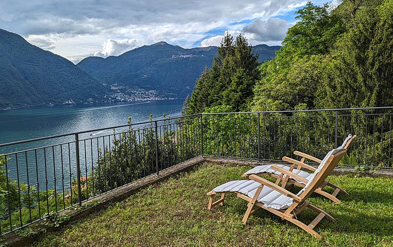 Villa Garten Como Nesso Villa auf dem Land - Garten