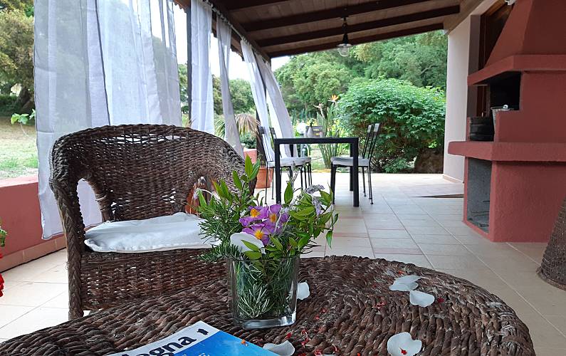 Villa Terrasse Sassari Alghero Villa auf dem Land - Terrasse
