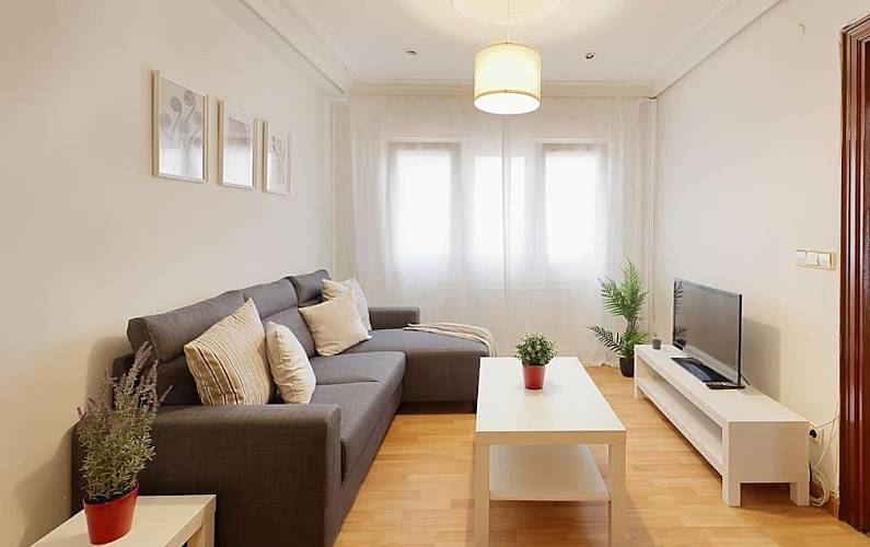 Wohnung Wohnzimmer Asturien Oviedo Ferienwohnung - Wohnzimmer