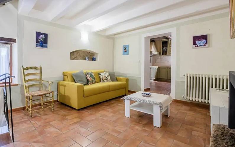 Haus Wohnzimmer Siena Cetona Ferienhaus auf dem land - Wohnzimmer