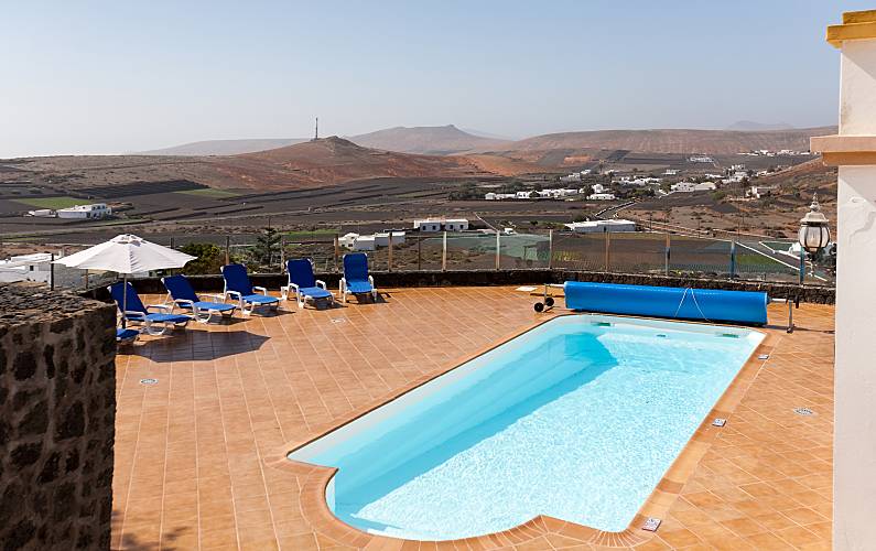 Finca Lanzarote Teguise Ferienhaus auf dem land - 