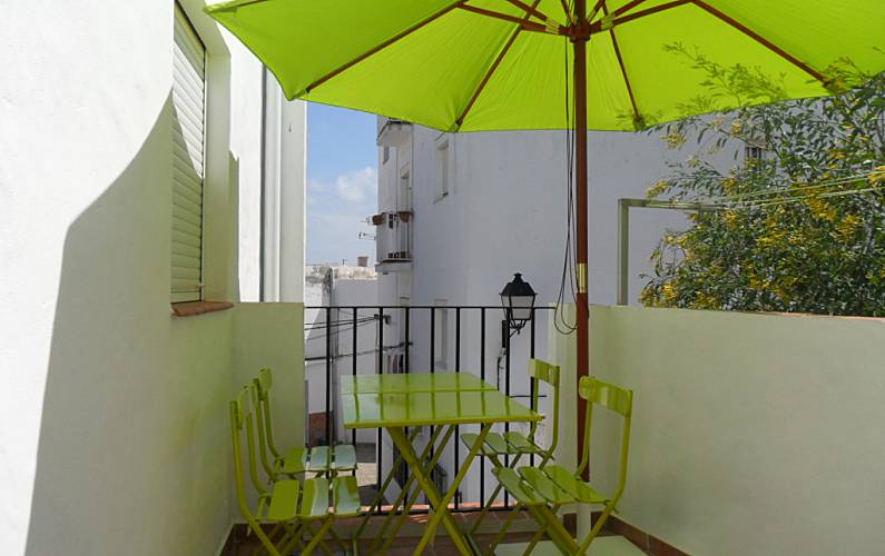 Apartamento com 2 quartos a 600 m da praia Cádis - Terraço