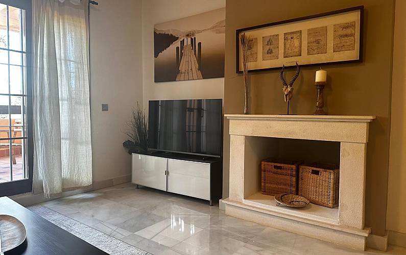 Wohnung Wohnzimmer Málaga Estepona Ferienwohnung - Wohnzimmer