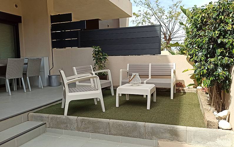 Wohnung Garten Alicante Pilar de la Horadada Ferienwohnung - Garten