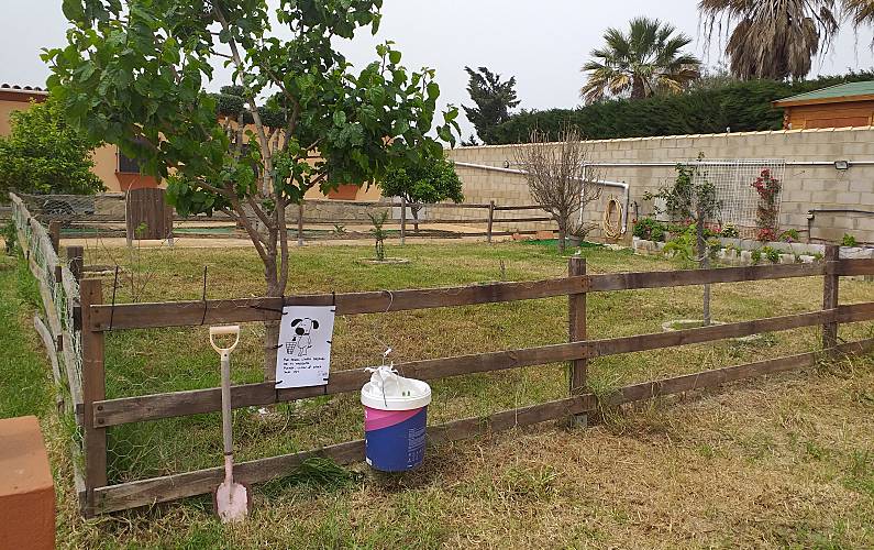 Haus Garten Cádiz Chiclana de la Frontera Ferienhaus auf dem land - Garten