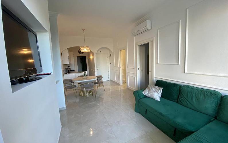 Wohnung Wohnzimmer Rom Rom Ferienwohnung - Wohnzimmer