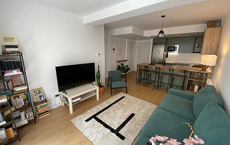 Wohnung Wohnzimmer Pontevedra Vilagarcía de Arousa Ferienwohnung - Wohnzimmer