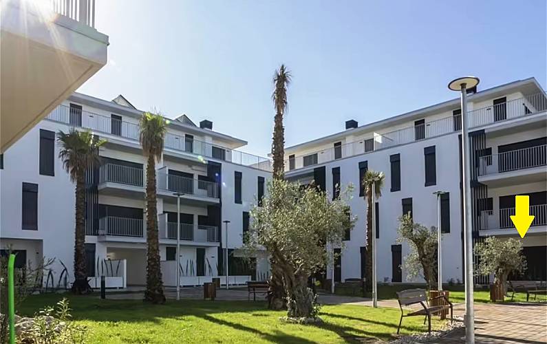 Wohnung Außenansicht des Hauses Cádiz Rota Ferienwohnung - Außenansicht des Hauses