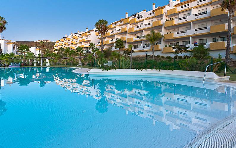 Wohnung Außenansicht des Hauses Málaga Mijas Ferienwohnung - Außenansicht des Hauses