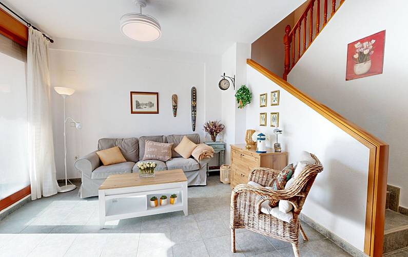 Wohnung Wohnzimmer Alicante Alicante/Alacant Ferienwohnung - Wohnzimmer
