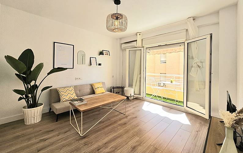 Wohnung Wohnzimmer Alicante Alicante/Alacant Ferienwohnung - Wohnzimmer
