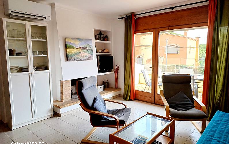 Haus Wohnzimmer Girona Pals Ferienhaus - Wohnzimmer