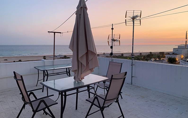  Terrasse Cadix Conil de la Frontera Appartement - Terrasse