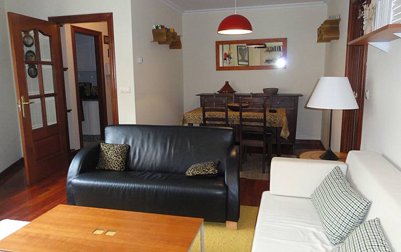 Wohnung Wohnzimmer Pontevedra Baiona Ferienwohnung - Wohnzimmer